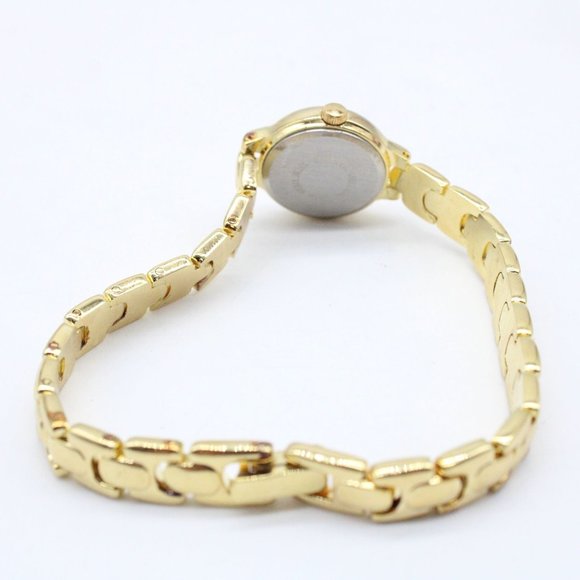 Vintage J.B Champion Watch Womens Gold Tone Stainless Steel Classic Gold Dial - Picture 7 of 8